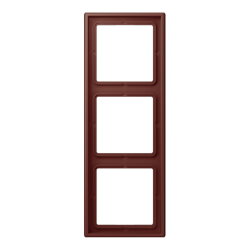 Jung Rahmen, 3-fach, LS 990, terre sienne...