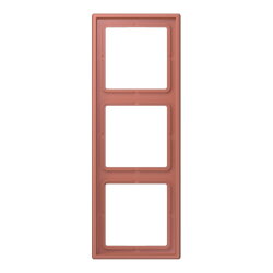 Jung Rahmen, 3-fach, LS 990, terre sienne brique...