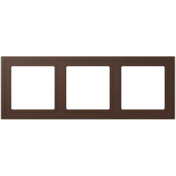 Jung Rahmen, 3-fach, LS ZERO, terre dombre...