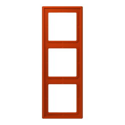 Jung Rahmen, 3-fach, LS 990, rouge vermillon 59...