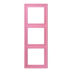 Jung Rahmen, 3-fach, LS 990, rose vif LC983246