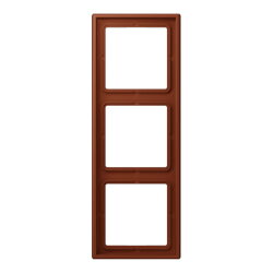 Jung Rahmen, 3-fach, LS 990, terre sienne...