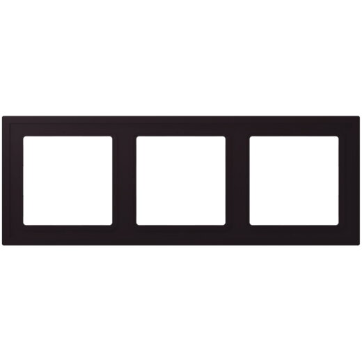 Jung Rahmen, 3-fach, LS ZERO, noir divoire LCZ983BF248