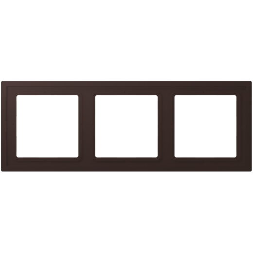 Jung Rahmen, 3-fach, LS ZERO, terre d?ombre br?lée 59 LCZ983BF252