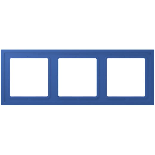 Jung Rahmen, 3-fach, LS ZERO, bleu outremer 59 LCZ983BF253