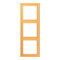 Jung Rahmen, 3-fach, LS 990, ocre jaune clair LC983254