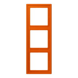 Jung Rahmen, 3-fach, LS 990, orange vif LC983260