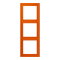 Jung Rahmen, 3-fach, LS 990, orange vif LC983260