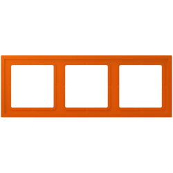 Jung Rahmen, 3-fach, LS ZERO, orange vif LCZ983BF260
