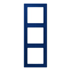 Jung Rahmen, 3-fach, LS 990, bleu outremer...