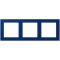 Jung Rahmen, 3-fach, LS ZERO, bleu outremer foncé LCZ983BF261