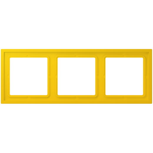 Jung Rahmen, 3-fach, LS ZERO, le jaune vif LCZ983BF263