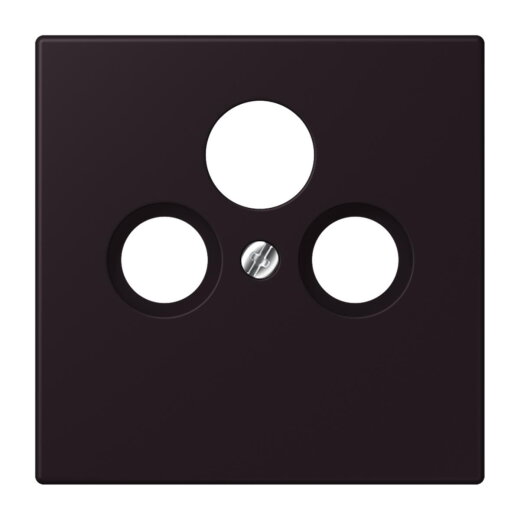 Jung Abdeckung für Universal-Sat/BK-Dosen, Thermoplast lackiert, Serie LS, noir divoire LC990SAT248