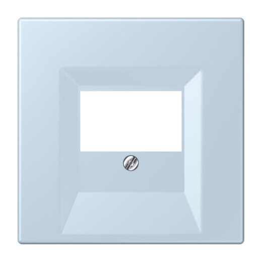 Jung Abdeckung für TAE-Anschlussdosen, Thermoplast lackiert, Serie LS, outremerclair LC969T208