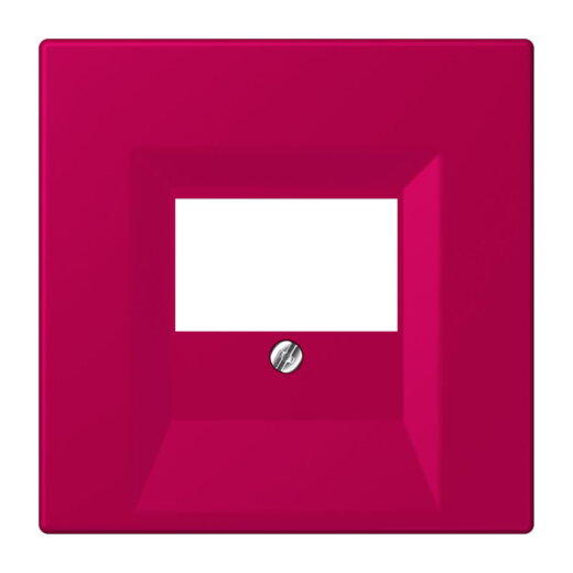 Jung Abdeckung für TAE-Anschlussdosen, Thermoplast lackiert, Serie LS, rouge rubia LC969T230