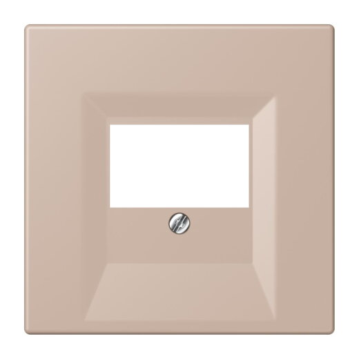 Jung Abdeckung für TAE-Anschlussdosen, Thermoplast lackiert, Serie LS, ombre br?lée claire LC969T240