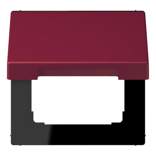 Jung Klappdeckel mit Rückstellfeder, Thermoplast lackiert, Serie LS, le rubis LC990BFKL255