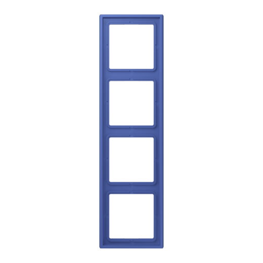 Jung Rahmen, 4-fach, LE CORBUSIER, bleu outremer 31 LC984206