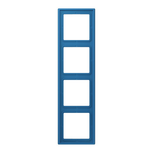 Jung Rahmen, 4-fach, LE CORBUSIER, bleu céruléen 31 LC984211