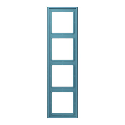 Jung Rahmen, 4-fach, LE CORBUSIER, céruléen vif LC984212