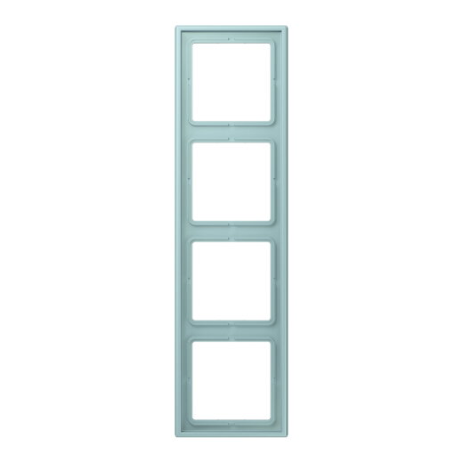 Jung Rahmen, 4-fach, LE CORBUSIER, céruléen clair LC984214