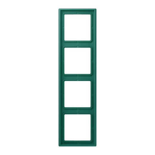 Jung Rahmen, 4-fach, LE CORBUSIER, vert anglais LC984216