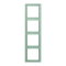 Jung Rahmen, 4-fach, LE CORBUSIER, vert anglais clair LC984217