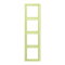 Jung Rahmen, 4-fach, LE CORBUSIER, vert jaune clair LC984222