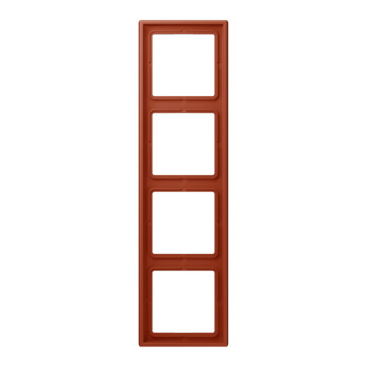 Jung Rahmen, 4-fach, LE CORBUSIER, locre rouge LC984232