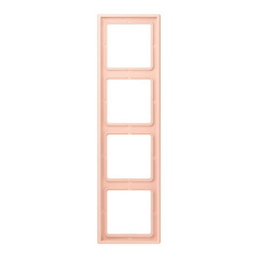 Jung Rahmen, 4-fach, LE CORBUSIER, locre rouge clair LC984234