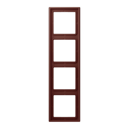 Jung Rahmen, 4-fach, LE CORBUSIER, terre sienne br?lée 31 LC984235