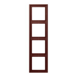 Jung Rahmen, 4-fach, LE CORBUSIER, terre sienne...