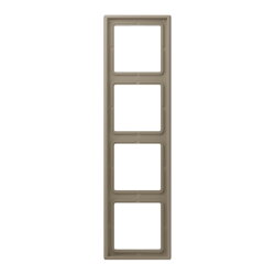 Jung Rahmen, 4-fach, LE CORBUSIER, ombre naturelle...