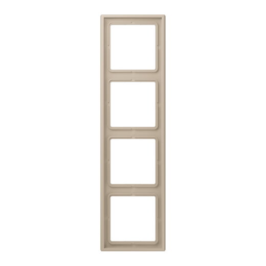 Jung Rahmen, 4-fach, LE CORBUSIER, ombre naturelle claire LC984243