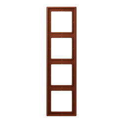 Jung Rahmen, 4-fach, LE CORBUSIER, terre sienne...