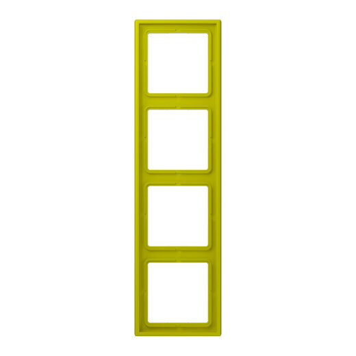 Jung Rahmen, 4-fach, LE CORBUSIER, vert olive vif LC984249