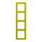 Jung Rahmen, 4-fach, LE CORBUSIER, vert olive vif LC984249