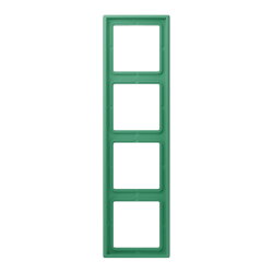 Jung Rahmen, 4-fach, LE CORBUSIER, vert 59 LC984250