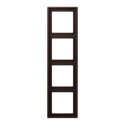 Jung Rahmen, 4-fach, LE CORBUSIER, terre d?ombre...