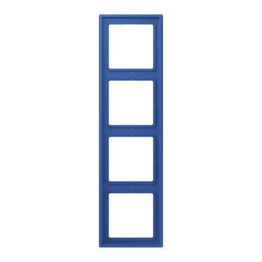 Jung Rahmen, 4-fach, LE CORBUSIER, bleu outremer 59 LC984253
