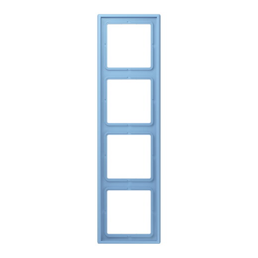 Jung Rahmen, 4-fach, LE CORBUSIER, bleu céruléen 59 LC984256