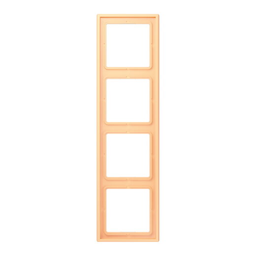 Jung Rahmen, 4-fach, LE CORBUSIER, terre sienne claire 59 LC984258