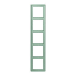 Jung Rahmen, 5-fach, LE CORBUSIER, vert anglais clair...