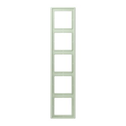 Jung Rahmen, 5-fach, LE CORBUSIER, vert anglâis...