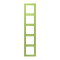 Jung Rahmen, 5-fach, LE CORBUSIER, vert clair LC985221