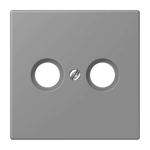 Jung Abdeckung für Antennendosen, Thermoplast lackiert, Serie LS, gris 31 LC990TV203