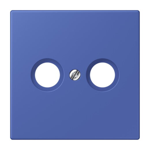 Jung Abdeckung für Antennendosen, Thermoplast lackiert, Serie LS, bleu outremer 31 LC990TV206