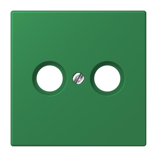 Jung Abdeckung für Antennendosen, Thermoplast lackiert, Serie LS, vert foncé LC990TV219