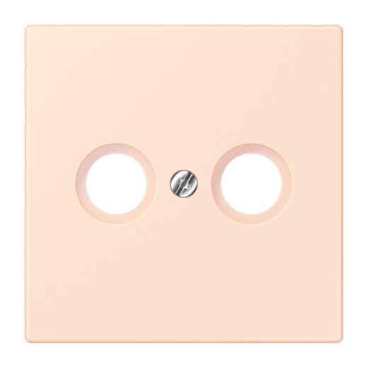 Jung Abdeckung für Antennendosen, Thermoplast lackiert, Serie LS, orange pâle LC990TV226