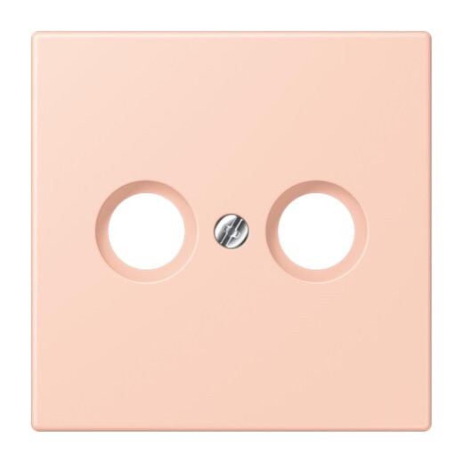 Jung Abdeckung für Antennendosen, Thermoplast lackiert, Serie LS, locre rouge clair LC990TV234